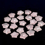 Load image into Gallery viewer, Natural Rose Quartz Star Shape Briolettes, AAA Pink Quartz Faceted Star Charms, Wholesale Loose Beads for Jewelry, 12 MM, Star Crystal Beads