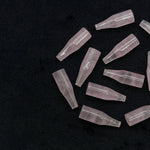 Load image into Gallery viewer, Tiny Natural Rose Quartz Bottle Carving, Bottle Shape Carved Gemstone, Jewelry Making Charms, 7X21 MM Chakra Healing Gemstone Beads