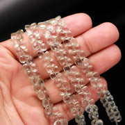 Natural Green Amethyst Heart Shape Beads, AAA Amethyst Heart Shape Briolettes, Faceted Heart Beads, 5 MM, 6