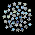 Load image into Gallery viewer, Flashy Rainbow Moonstone Star Shape Briolette's, Carved Faceted Star Shape Beads, 8 MM Star Shape Charms, Flashy Gemstone Crystals
