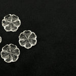 Load image into Gallery viewer, Natural Crystal Quartz Flower Shape Carved Gemstone, Flower Shape Carving, Carved Gemstone For Jewlery 17 mm, Craft Making Flower Charm