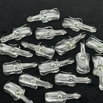 Load image into Gallery viewer, Natural Crystal Guitar Shape Carving Beads, Crystal Quartz Guitar Shape Hand Carved Gemstone, 26 MM, Miniature Guitar Gemstone, Tiny Charms
