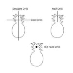Load image into Gallery viewer, Flashy Labradorite Ananas Shape Gemstone, Carved Labradorite Pineapple Shape Stone, Ananas Carving Beads, Fruit Shape Hand Made Stones 24 MM