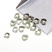 Superb Green Amethyst Heart Shape Briolette's, Natural Amethyst Heart Shape Faceted Gemstone Beads, Loose Wholesale Heart Charm Beads, 8 MM