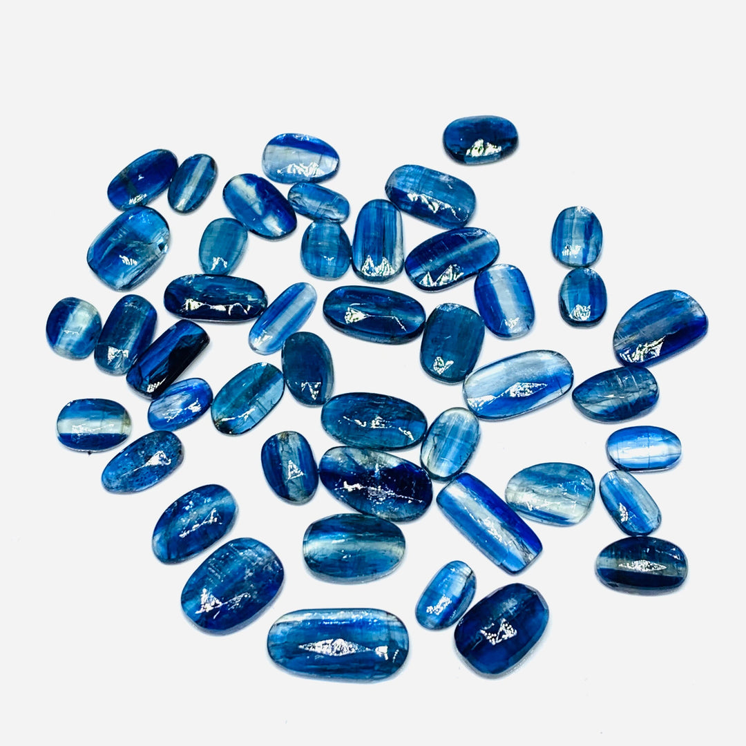 AAA Quality 100% Natural Blue Bio Kyanite Faceted Rosecuts Gemstone, Faceted Gemstone, Faceted Rosecuts Gemstone For Jewellery 10X6 18X9 mm