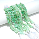 Load image into Gallery viewer, Natural Chrysoprase Pear Shape Beads, Green Chrysoprase Pear Shape Briolette's for Jewelry Making, 7 Inch Strand, 7-8 MM approx