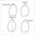 Load image into Gallery viewer, 2,3,4,5 pcs Crystal Quartz Leaves Shape Gemstone, Natural Crystal Quartz Pear Shape Carved Briolette Beads, Wholesale Jewelry Beads 16X10 mm