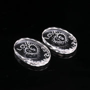 1 Pc Crystal Quartz Incarved Stone, Clear Crystal Love Is the Answer Handwritten Gemstone, 30 MM, Gift for love