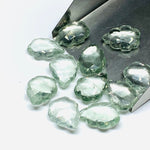 Load image into Gallery viewer, 2,3,4,5 pcs Natural Green Amethyst Leaf Shape Carving Gemstone Beads, Fancy Shape Briolette, Carved Leaves Shape Beads For Jewelry, 16X10 MM