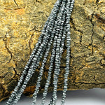Load image into Gallery viewer, ROUGH DIAMONDS BEADS, Black Diamond Raw Uncut Beads, 1-2 mm Raw Diamond Beads, Black Diamond Nuggets Chips Beads, Diamond Rough Beads Strand