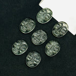 Load image into Gallery viewer, 1,2,3,4,5 Pcs Natural green Amethyst oval face Shape Carving, Hand carved fancy shape Gemstone, carved Gemstone jewelry Making,18X14 mm
