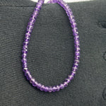Load image into Gallery viewer, Dainty Natural Amethyst Beaded Necklace, Amethyst Faceted Rondelle Beads Necklace, Purple Beads Necklace For Women's, Gemstone Necklace
