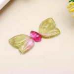 Load image into Gallery viewer, Carved Tourmaline Butterfly Beads: AAA Grade, 16-10mm Loose Gemstones