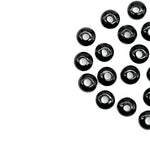 Load image into Gallery viewer, Super Cute AAA Black Onyx Donut Shape Beads, Natural Black Onyx Donut Carving Stone, Loose Donut Shape Charm Beads, Energy Healing Stone 6MM