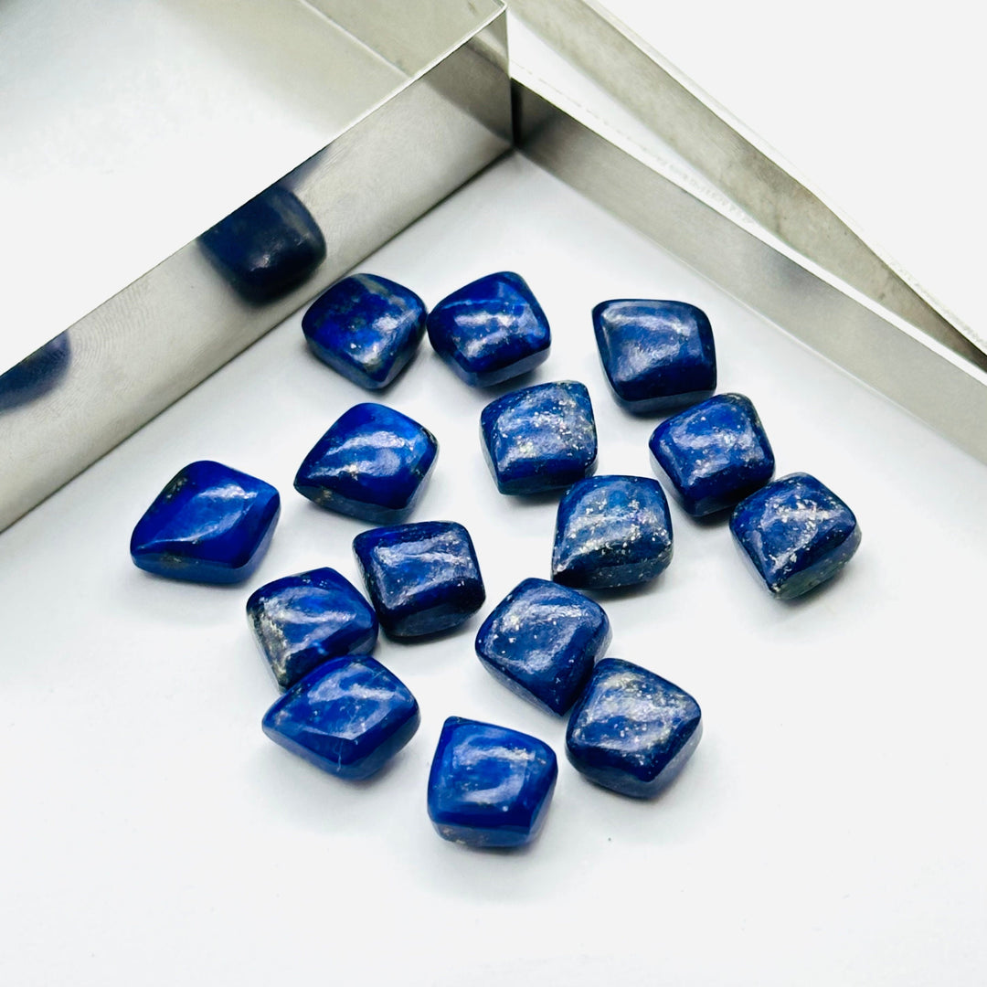 Natural Lapis Lazuli Smooth Leaf Shape Beads, Blue Lapis Hand Carved Fancy Shape Briolette's, Leaf Carving Loose Gemstone Beads, 8X10 MM