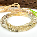 Load image into Gallery viewer, Multi Zircon Box Beads: 3mm Cube Gemstone Strand, 13 Inch