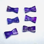 Load image into Gallery viewer, 2,3,4,5 Pcs Natural Blue Amethyst  Hand Carved Bow Shape, Bow Shape Gemstone for Jewlery, Bow Shape Gemstone, 12X6 mm