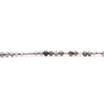 Load image into Gallery viewer, Natural Black Rutile Round Beads, Black Rutile Faceted Micro Beads, 2 MM Beads for Jewelry Making, 13 Inches, Loose Faceted Beads