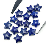 Load image into Gallery viewer, Lapis Lazuli Star Shape Briolettes, Natural Lapis Lazuli Faceted Star Charms, Wholesale Loose Beads for Jewelry, 12 MM, Hand Carved Beads
