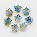 Load image into Gallery viewer, 2,3,4,5pcs 100% Natural labradorite Flower Shape Carved Gemstone, Flower Shape Carving, Carved Gemstone For Jewlery 14 mm