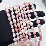 Load image into Gallery viewer, AAA Pink Opal Tumble Shape Gemstone Beads, Pink Opal Plain Nuggets Shape Beads, 8" Fancy Wholesale Jewelry Beads, 7-8 MM