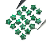 Load image into Gallery viewer, Hand Carved Malachite Star Beads: Faceted 10mm Briolettes