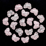 Load image into Gallery viewer, Cute Rose Quartz Butterfly Shape Beads, Natural Pink Quartz Hand Carved Butterfly Briolettes, Rose Quartz Gemstone Beads, 13 MM Loose Beads