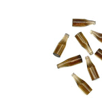 Load image into Gallery viewer, AAA+ Natural Smokey Quartz Mini Bottle Carving Beads, Bottle Shape Hand Carved Gemstone, Jewelry Making Charms, 7X21 MM Miniature Carvings