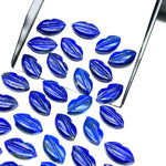 Load image into Gallery viewer, Natural Lapis Lazuli Lips Shape Beads, Hand Carved Lips Shape Gemstone Beads, Lips Shape Fancy Charms, 14X8 MM, Blue Lips Briolettes Beads