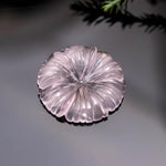 Load image into Gallery viewer, Natural Rose Quartz Hand Carved Flower Shape Stone, Flower Charms, 25 MM Reiki Healing Crystal Gifts, Floral Gemstones for Home Decor