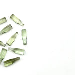 Load image into Gallery viewer, Miniature Natural Green Amethyst Bottle Carving Beads, Bottle Shape Carved Gemstone, Jewelry Making Charms, 7X21 MM Amethyst Tiny Bottle