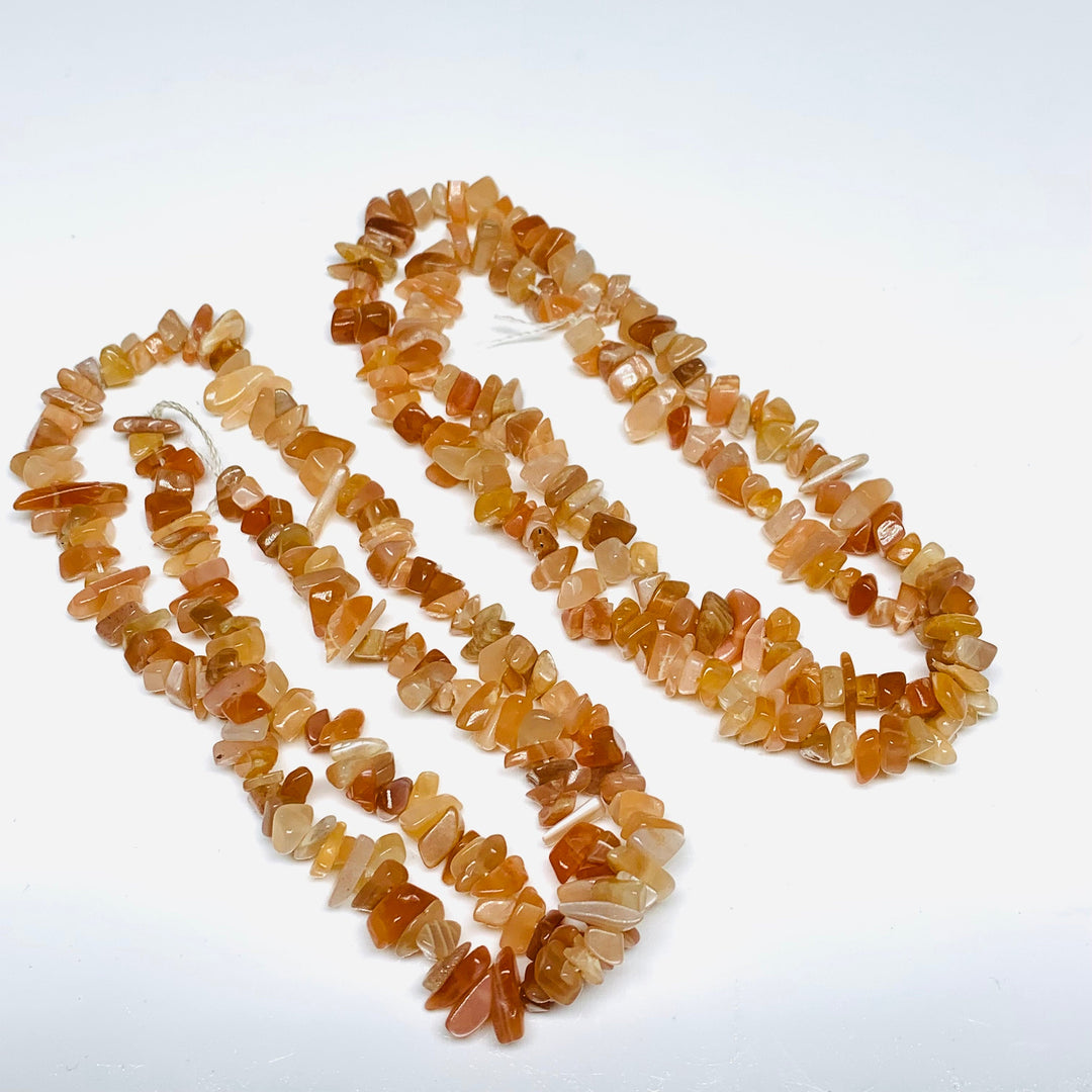 AAA quality 100% Natural Peach Moonstone Chip shape beads, 16" inch strand, Beads Strand, Chip Shape gemstone for Jewellery, 4 mm