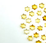 Load image into Gallery viewer, Natural Citrine Little Stars, Citrine Gemstone Star Shape Beads, 6 MM Star Shape Gemstone for Jewlery, 6 Sides Carving Star Beads