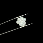 Load image into Gallery viewer, Natural White Moonstone Dog Paw Carving, AAA+ Quality Gemstone Paw Carving, 13 MM Little Paw Charm, Gift For Dog Lover, Dog Pendant For Gift