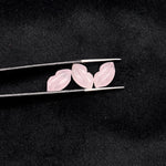 Load image into Gallery viewer, Natural Rose Quartz Carved Lips Shape Beads, Pink Lips Gemstone Beads, Lips Briolette's 14X8 mm, Rose Lips Shape Charm Beads, Jewelry Beads