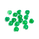 Load image into Gallery viewer, Green Onyx Heart Shape Beads, Natural Green Onyx Heart Shape Charms, Mini Plain Heart Briolette's for Jewelry Making, 10 MM Green Charms