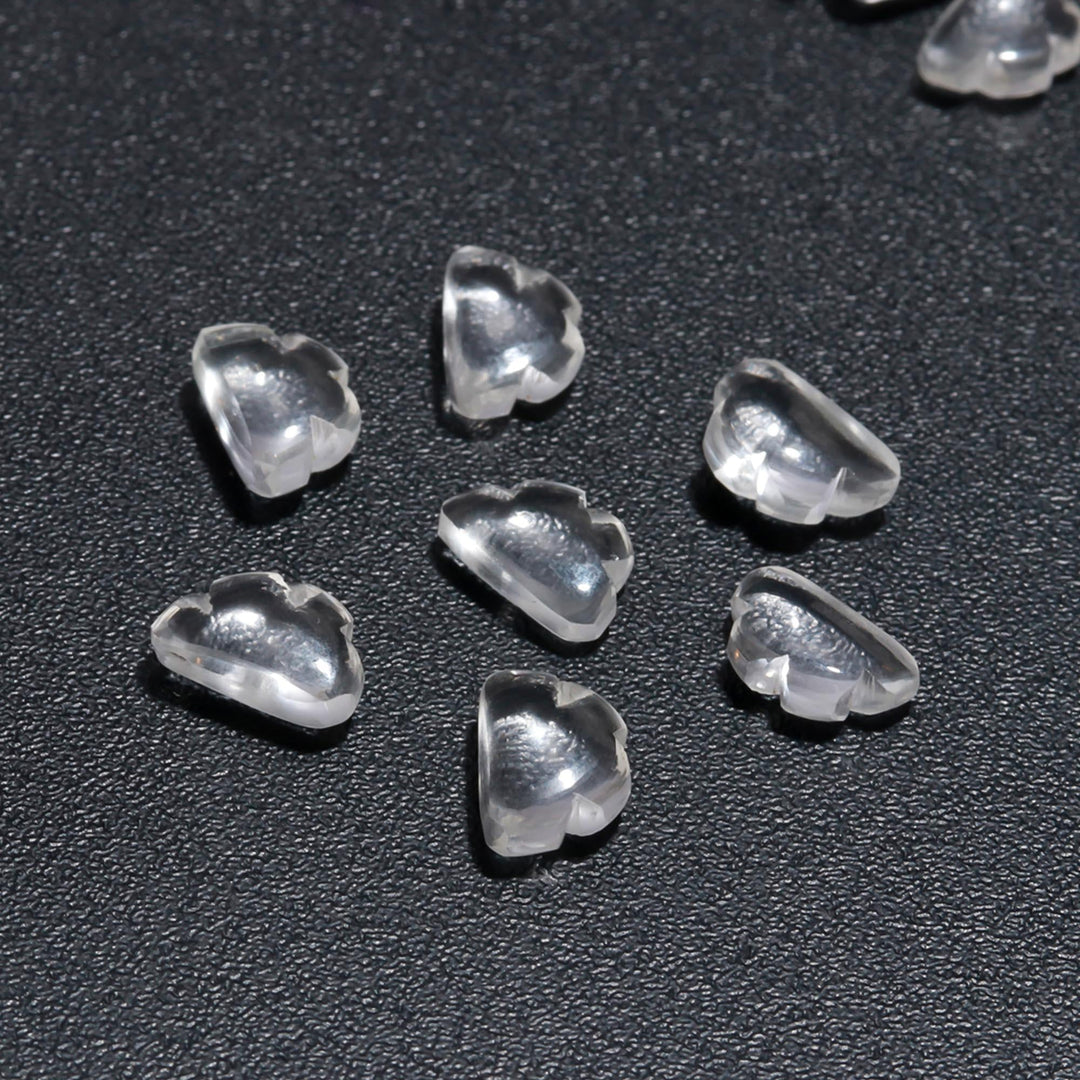 AAA Crystal Quartz Clouds Shape Beads, Natural Crystal Quarz Smooth Cloud Shape Beads, Carved Cloud Charms, 12 MM, Loose Carved Briolettes
