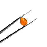 Load image into Gallery viewer, Amazing Carnelian Faceted Pear Shape Beads, AAA+ Quality Teardrop Bead, 9X12 MM Briolette's Beads, Matched Pairs, Jewelry Making Beads
