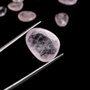2 pcs A-one Quality Rose Quartz freeform Rosecut, faceted rosecut, gemstone for jewelry, jewelry making rosecut 7X10 13X16  mm