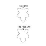 Load image into Gallery viewer, 1,2,3,4,5 pcs  100% Natural Lapis Lazuli Leaf Shape Carved Gemstone, Leaf Shape Carving, Carved Gemstone For Jewellery 22X17 mm