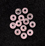 Load image into Gallery viewer, Natural Rose Quartz Donut Shape Carving, AAA Pink Quartz Donut Shape Beads, Loose Donut Shape Charm Beads, Energy Healing Stones, 6 MM