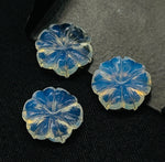 Load image into Gallery viewer, Natural Opalite Flower Shape Carved Gemstone, Flower Shape Carving, Opalite Carved Gemstone For Jewlery 17 mm, Craft Making Flower Charm