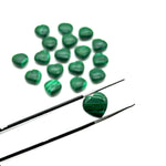 Load image into Gallery viewer, Hand Carved Malachite Heart Beads: AAA Quality, 10mm