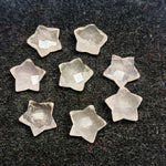 Load image into Gallery viewer, Natural Rose Quartz Faceted Star Briolettes, Hand Carved Star Shape Charm Beads, Star Shape Loose Beads for Jewelry Making, 10 MM Pink Star