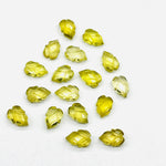 Load image into Gallery viewer, Natural Lemon Quartz Leaf Shape Gemstone Beads, 9X13 MM Leaf Shape Briolette's Beads, Lemon Quartz Faceted Beads For Jewelry &amp; Craft Making