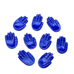 Load image into Gallery viewer, Lapis Lazuli Hamsa Shape Carving Gemstones, 25 MM Palm Shape Gemstone, Healing Power Of Hamsa, Hand Carved Jewelry Making Charms