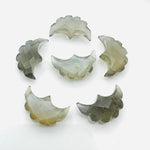 Load image into Gallery viewer, Natural Grey Moonstone Faceted Eagle Shape Beads, Moonstone Faceted Hand Carved Eagle, Fancy Shape Loose Gemstone Bead for Jewelry, 16X10 MM