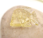 Load image into Gallery viewer, Natural Lemon Quartz Fish Shape Stone, Hand Carved Lemon Quartz Fish for Home Decor, 26 MM