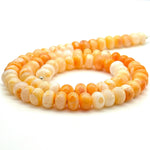 Load image into Gallery viewer, Orange Opal Shaded Necklace, Handmade Beaded Necklace, 8 MM Opal Choker Beads Necklace, Fruit Opal Jewelry, Healing Stone, Gift For Her