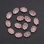 Load image into Gallery viewer, Natural Rose Quartz Clouds Shape Beads, Faceted Rose Quarz Cloud Shape Beads, Carved Cloud Shape Charms, 12 MM, Loose Carved Briolettes